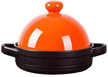 XCXDX Taji Pentola Casseruola, Micro Pentola A Pressione, Vaso di Pietra Ad Alta Temperatura di Argilla Casa, 1.5L