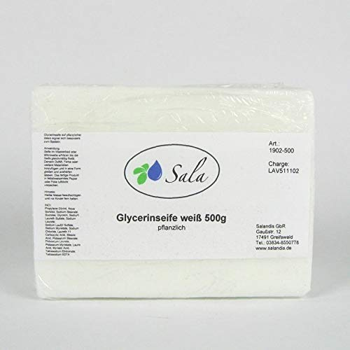 Sala Glycerinseife weiß auf Pflanzenbasis 500 g