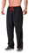 EKLENTSON Herren Komfortable Atmungsaktiv Netz Mesh-Hose Hause Freizeit Laufenhose, (Schwarz - Rot, XL)