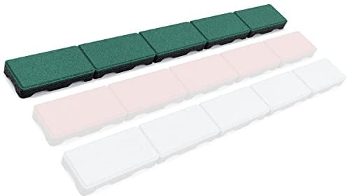 RDX Racedesign Secuplay Gummi Mähkante - 100x10x3,6cm - Grün - 3er Pack