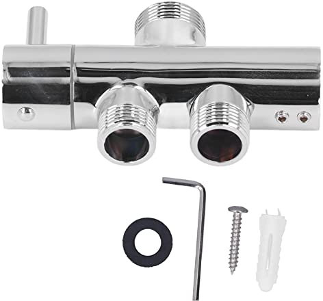AUNMAS Moderner Duschabweiser, G3/4 bis G1/2 Zoll Gewinde Messing Duscharm Umlenker Dichtes T-Verbindungsstück Duschumlenker für Küche und Badezimmer