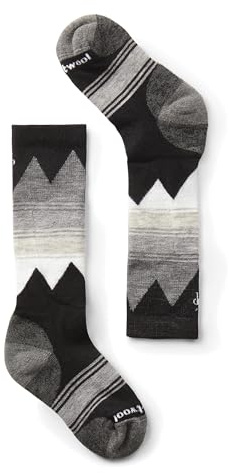 Smartwool Kids' Ski Light Cushion Over The Calf Socks - Black - Medium