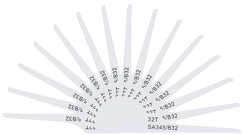 Sealey 74mm Air Saw Blade 32tpi - Pack of 15 - SA345/B3215
