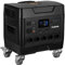 Craftfull Powerstation Fast Charge PS3600 | Garantie de 3 ans - 3000 watts - Batterie au lithium LiFePO4 - Roulettes à chariot - Connecteur USB-C/USB-A/voiture/Schuko (Noir 3600)