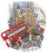 Paper D'Art 3D Pop-Up Karte – London – TW054