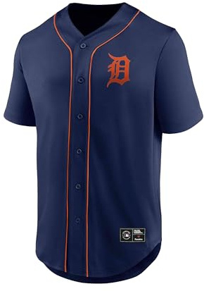 Fanatics Detroit Tigers MLB Supporters Mesh Jersey Shirt