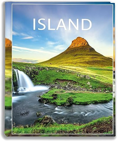 Urlaubsfotoalbum: Island, Fototasche für Fotos, Taschen-Fotohalter für lose Blätter, Urlaub Island, Handgemachte Fotoalbum (10x15 | für 120 Fotos)