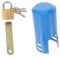 DAZZLEEX Verrou de robinet d'extérieur pour robinet de jardin avec interrupteur à eau - Cadenas de protection pour robinet d'hiver (grand)