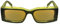 CALVIN KLEIN JEANS Unisex CKJ24604S Sonnenbrille, Grey/Yellow, Einheitsgröße