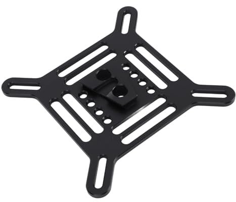 VESA-Adapterhalterungsset, mit 1/4-Zoll-Halterung, 75 X 75 Mm und 100 X 100 Mm, VESA-Adapterplatte aus Aluminium, für, Stativ, Kamerakäfig