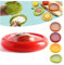EHOTER Silicone Fruit Storage Box 2024 New Silicone Fruit Storage Containers, Upgraded Material,Silicone Fruit Storage Containers for Fridge Unique Seal (Tomato)