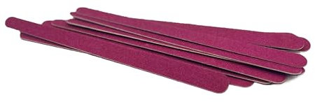 REMOS Nagelfeilen Set | 10er Pack Sandblattfeilen | Ideal für Maniküre und Pediküre | 17 cm