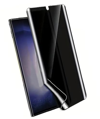 fonefunshop Privacy Screen Protector For Samsung S25e S24 S23 S22 Ultra Plus Hydrogel Full Cover/Samsung S23 Privacy