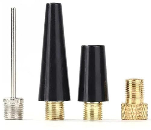 4 Pieces Ball Pump Needle Set, Inflation Needle Adapter Kit for Sports Balls, Bike Tires, Air Mattress, Inflatable Toys - Compatible with Standard Air Pumps