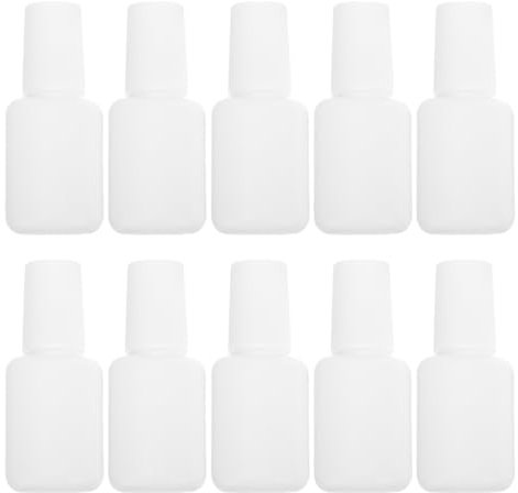 TOVINANNA 22 Stück Leere Nagellackflaschen 10 Ml Nagellackgläser Mit Pinsel Für Unterwegs