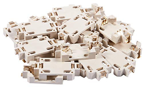 Fozriybefy 20 Stueck Batterie Gehaeuse CR2032 SMD Zellenknopf Batterie Halter Sockel Gehaeuse