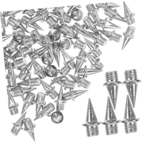 Toyvian 110piezas Clavos De Repuesto para Zapatillas Deportivas Zapatillas De Atletismo Cortas Clavos para Atletismo De Acero Reemplazo De para para De