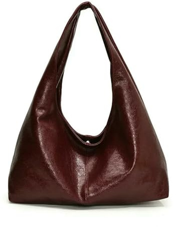 YIMAISZQ Schultertasche Damen Großkapazität Hobo Achselbeutel Herbst Winterumhängetasche Für Frauen Trend Y2k Handtaschen Und Geldbörsen Tasche-rot