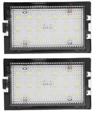 BOROCO LED Number Plate Light 12V, White License Plate Lamp Compatible with LandRover Discovery LR3 LR4 Freelander 2 RangeRover Sport 2005-2014