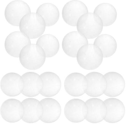 Hemobllo 30 Runde Glasmurmeln 16mm, Transparente Glasperlen für Dame | Dekorativ und Vielseitig, für Spiele und Bastelideen, Kompatibel mit Chinesischen Dame Zubehör