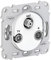 Schneider Electric - Ovalis - prise TV/R/SAT - sans plaque de finition Blanc - S261461