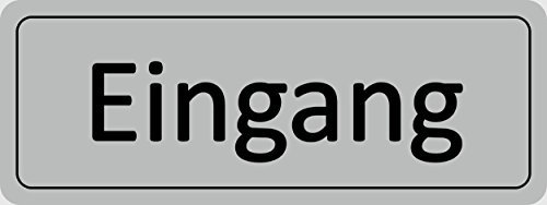 Türschild Eingang selbstklebend 45 x 120 mm