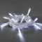 Konstsmide LED Lichterkette, mit an/aus Schalter, 6h Timer, 50 kalt weiße Dioden, batteriebetrieben, Innen, transparentes Kabel - 1470-203