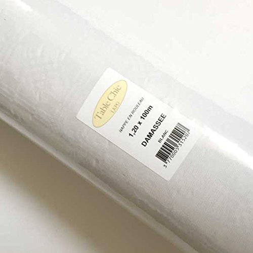 Table Chic - Nappe en Papier 1,20X100M Blanche
