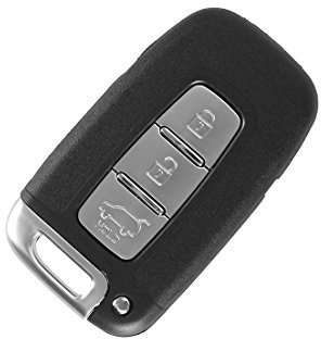 Autoschlüssel Ersatz Fernbedienung Schlüssel Für Cle Hyundai i10 i20 ix20 i30 ix35 i40 Santa fe Veloster Schlüsselanhänger Flip mit 3 Tasten Klinge Phonillico®