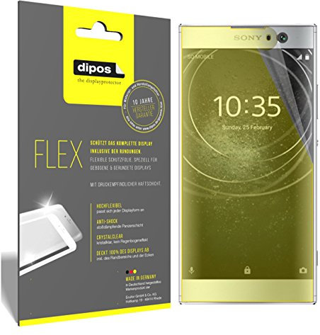 dipos I 3X Schutzfolie 100% kompatibel mit Sony Xperia XA2 Folie (Vollständige Displayabdeckung) Displayschutzfolie