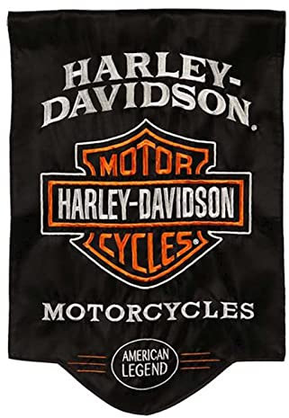 Harley-Davidson American Legend, Outdoor Safe Garden Flag, 12.5 X 18 inches