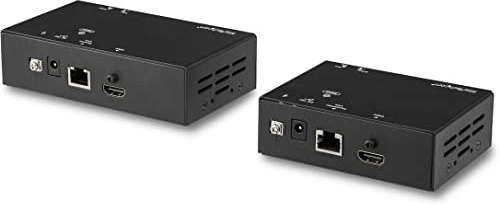 StarTech.com HDMI Over CAT6 Extender - Power Over Cable - 4K 60Hz Up to 70m / 230 ft - 1080p 60Hz up to 100m / 328 ft (ST121HDBT20L)