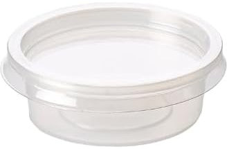 2oz Plastic Sauce Pots with Lids (Pack of 50)
