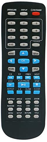 SE-R0335 SE-R0336 Ersatz Fernbedienung - VINABTY SER0335 SER0336 Fernbedienung für Toshiba DVD Player SD3005KB SD3010KB SD390EKB SD2010KB SD290EKB SD291EKE Remote Controller