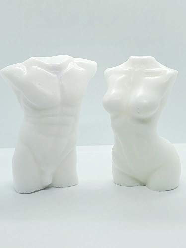 1 stück kreative menschliche körper Kerze körperförmige Art Kerzen Hause Wohnzimmer Party Dekoration Beine Kerze Ornamente handgemachte Handwerk (Color : Body White)