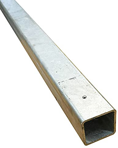 Galvanised Mild Steel Sections | Flat Bar | Square Tube | Rectangle Tube | Angle Iron (Square Tube - 25mm x 25mm x 2.5mm, 1000mm)
