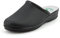 JOMIX Zuecos Sanitarios Hombre Chanclas Sanitarias Cómodas Ortopédicas Ligeras Transpirables, B Negro, 44 EU