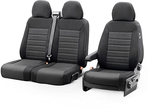 otoM Original Design Sitzbezüge aus Stoff 2+1 kompatibel mit Mercedes Vito 2014-