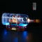 GEAMENT LED Licht-Set (Fernbedienung) Kompatibel mit Lego Schiff in der Flasche - Beleuchtungsset für Ideas 21313 Baumodell (Modell-Set Nicht enthalten)