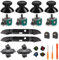 Kit de réparation pour manette Xbox One S/X, joysticks analogiques 3D, pare-chocs LB RB, pavé, boutons ABXY, prise casque, pièces de rechange pour manette Xbox One (modèle : 1708) (ABXY)