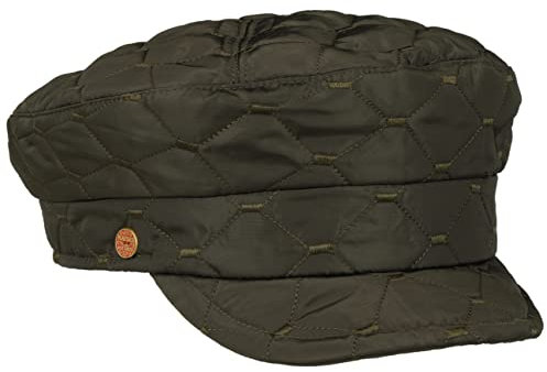 Mayser Debby Elbsegler Schirmmütze Elbseglermütze Baker-Boy-Mütze Damen - Made in The EU mit Schirm, Futter Winter Herbst-Winter - One Size Oliv