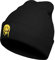 Murextc Bestickte Beanie-Mützen mit Smiley-Gesicht für Männer und Frauen, gestrickt, mit Bündchen, Winter, warm, Schwarz, schwarz, Einheitsgröße