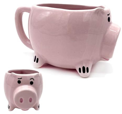Cyrank Taza De Café Divertida, Taza De Cerdo 3D, Taza De Cerámica Hecha A Mano De Dibujos Animados, Taza De Té De Agua, Tazas De Oficina, Tazas De Mañana, Taza De Té De Porcelana Animal
