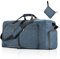 CORIOS Reisetaschen Duffle Bag für Herren/Damen 115L Faltbare Sporttasche Fitnesstasche Schwimmtasche Handgepäck mit Schuhfach Kabinenreisetasche Weekender Übernachtung Tasche Trainingstasche Blau
