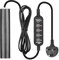 ITIY Mini Fish tank heater 75W, Small Aquarium Heater with 2 Suction Cups Temperature Control for 40-50L Marine Saltwater and Freshwater