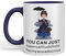 Vixar You Can Just Supercalifuckilistic Kissmyassadocious Mary Poppins Ceramic 330 ml Coloured Mug Cup Gift Tea Coffee Christmas Office Home Funny Joke (Navy)