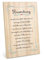 TypeStoff Holzschild mit Spruch – Hausordnung – im Vintage-Look mit Zitat als Geschenk und Dekoration zum Thema Selbstbewusstsein - HS-01370
