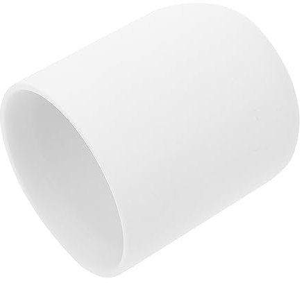 Cabilock Coupe à Bougie en Céramique Mate 240 ML Blanche Unie, Bougeoir Européen Simple, Récipient Décoratif pour Bureau Et Salon, pour Banquet Et Dîner Romantique