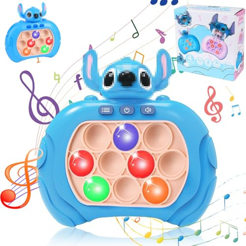 Bubble Sensory Squeeze Toy, Quick Push Spiel, Pop Controller Game, Quick Push Spielzeug, Quick Push Fidget Spielzeug, Quick Push Bubble Game, Bubble Sensory Fidget Toy für Kinder Lernspielkonsole