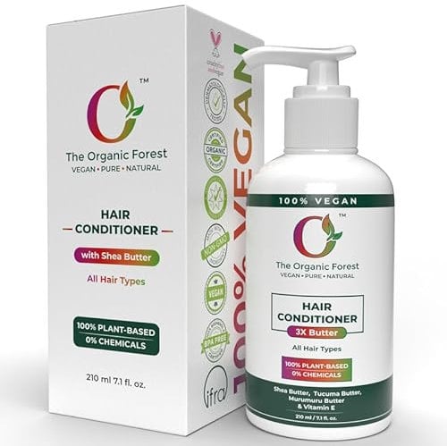 Shea Scalp Moisturizer Hair Conditioner - Sulfate-Free Deep Conditioner for Curly, Dry & Damaged Hair | Infused with Shea Butter & Coconut Oil for Hair Moisturizing, Strengthening & Detangling